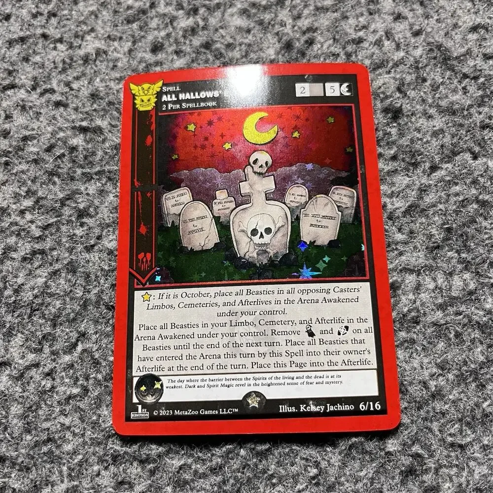 MetaZoo 30th Anniversary All Hallows’ Eve Full Holo 6/16 NM